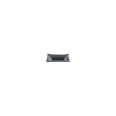 Turgla Fusion Glass 4.25" x 2.5" x h:0.5" 1 oz. Rectangular Black Glass Ramekin