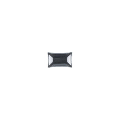 Turgla Fusion Glass 4.25" x 2.5" x h:0.5" 1 oz. Rectangular Black Glass Ramekin