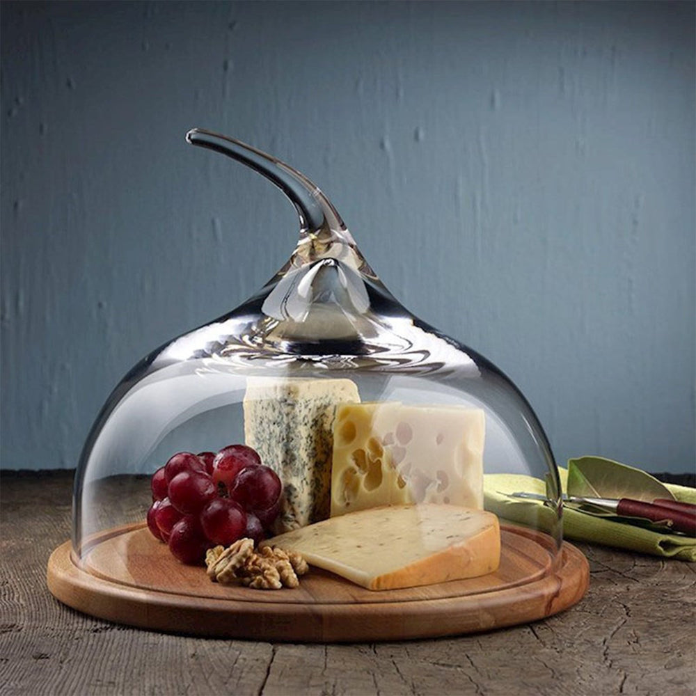 Senses dia.10" Round Clear Glass Plate