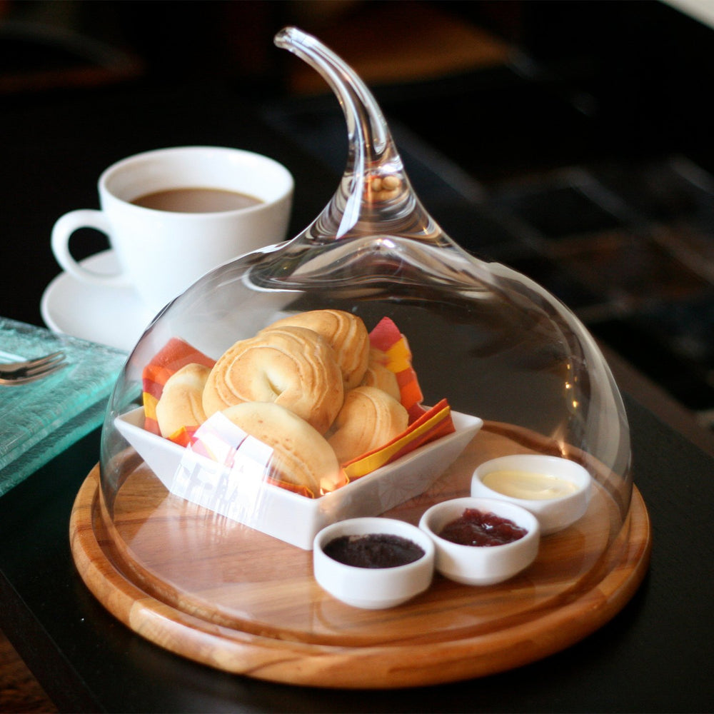 Senses dia.10" Round Clear Glass Plate