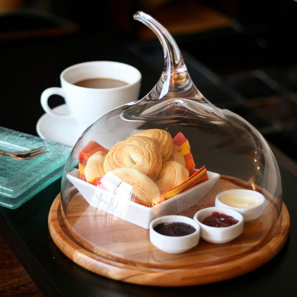 Senses dia.10" Round Clear Glass Plate