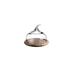 Senses dia.7" Round Clear Glass Plate