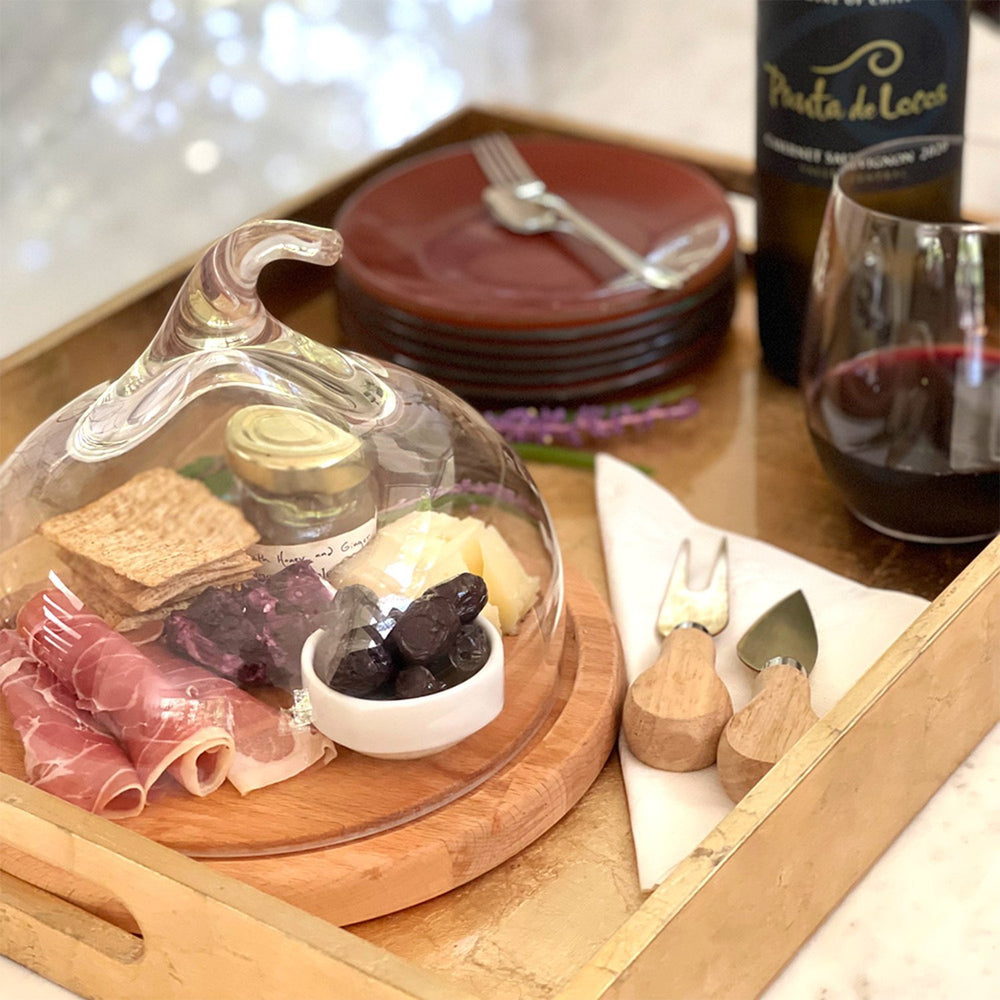 Senses dia.7" Round Clear Glass Plate