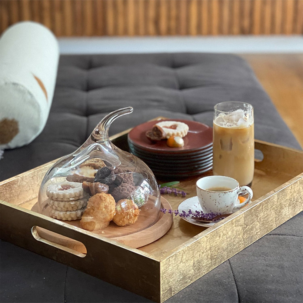 Senses dia.7" Round Clear Glass Plate