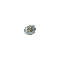 Alhambra 4" x 3" x h:0.75" 1 oz. Organic Decorated Vitrified Bowl