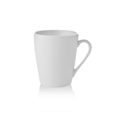 Delta-Coupe dia.3.25" h:3.75" 9 oz. Round White Porcelain Mug