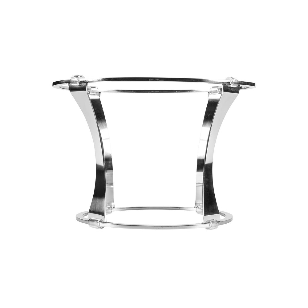 Fusion Tower dia.11.5" h:5.75" Round Silver Stainless Steel Riser