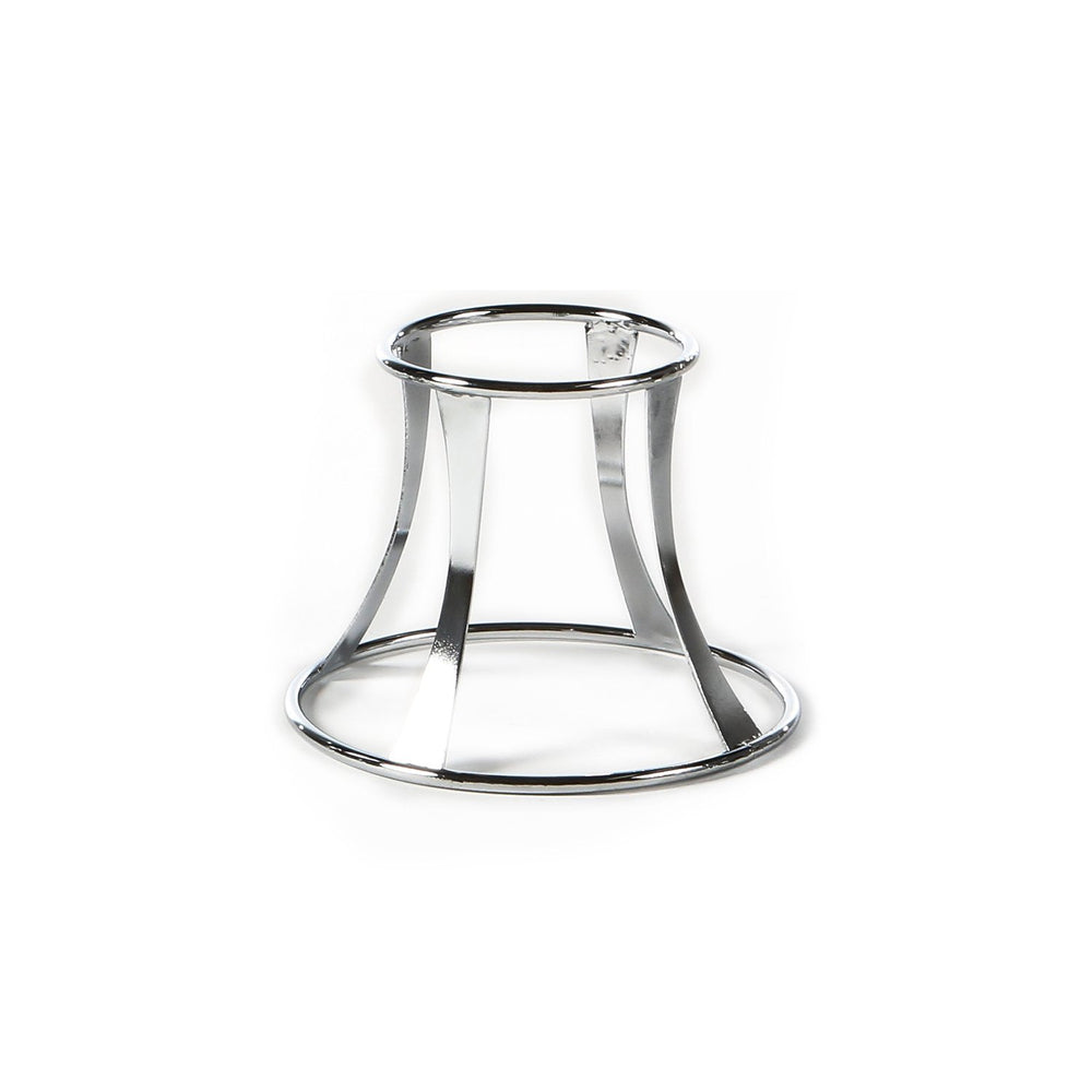 Fusion Tower dia.8" h:5.75" Round Silver Stainless Steel Riser