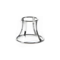 Fusion Tower dia.8" h:5.75" Round Silver Stainless Steel Riser