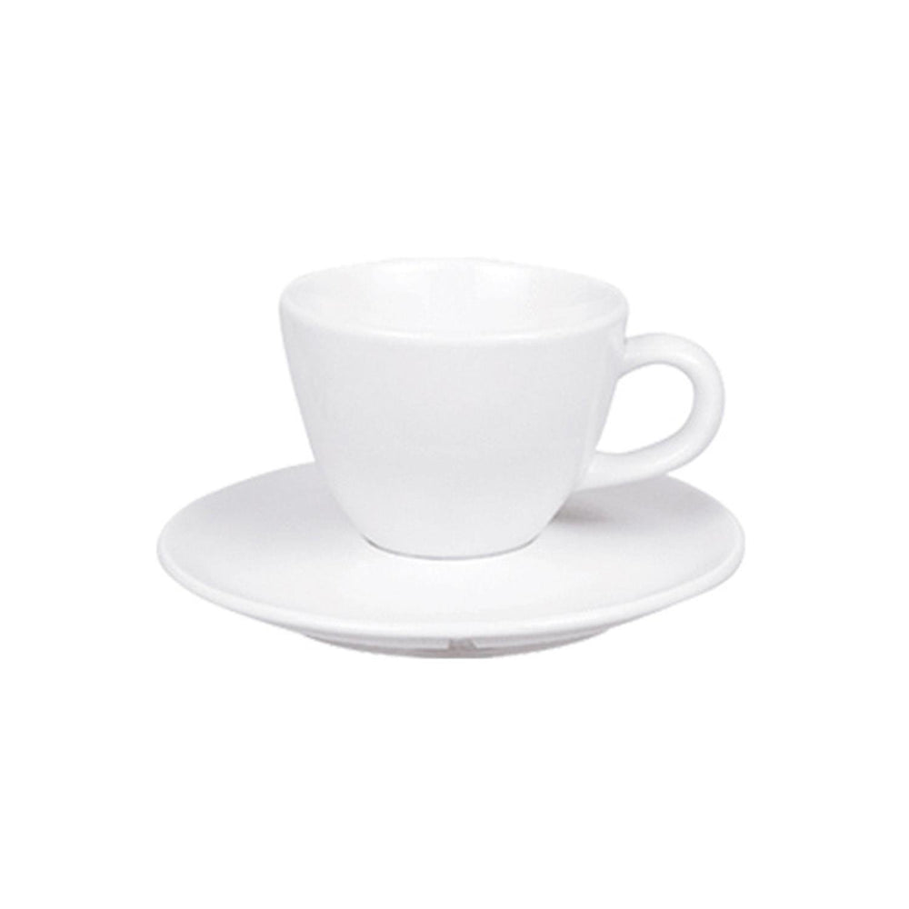 Delta-Coupe dia.3.5" h:2.75" 8 oz. Round White Porcelain Cup