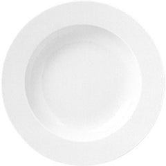 Delta dia.8.5" h:1.25" 8 oz. Round White Porcelain Bowl