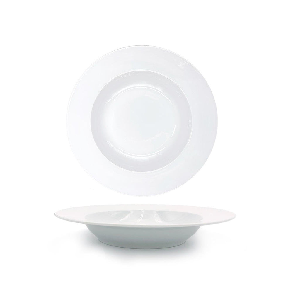 Delta dia.9" h:1.5" 8 oz. Round White Porcelain Bowl