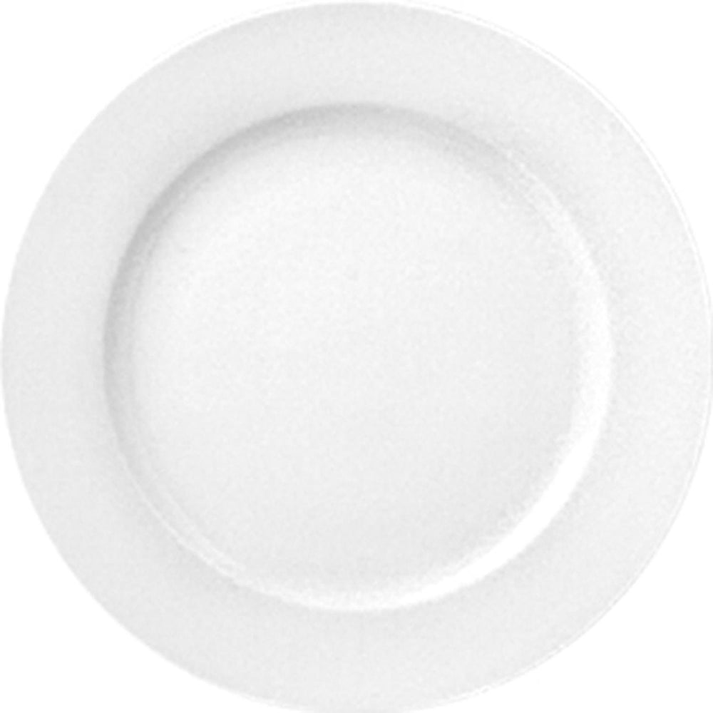Delta dia.10.5" Round White Porcelain Plate