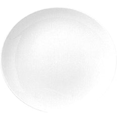 Delta-Coupe 11" x 10" Oval White Porcelain Plate