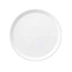 Delta dia.12.5" Round White Porcelain Plate