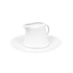 Elips 8.25" x 7.5" Oval White Porcelain Saucer