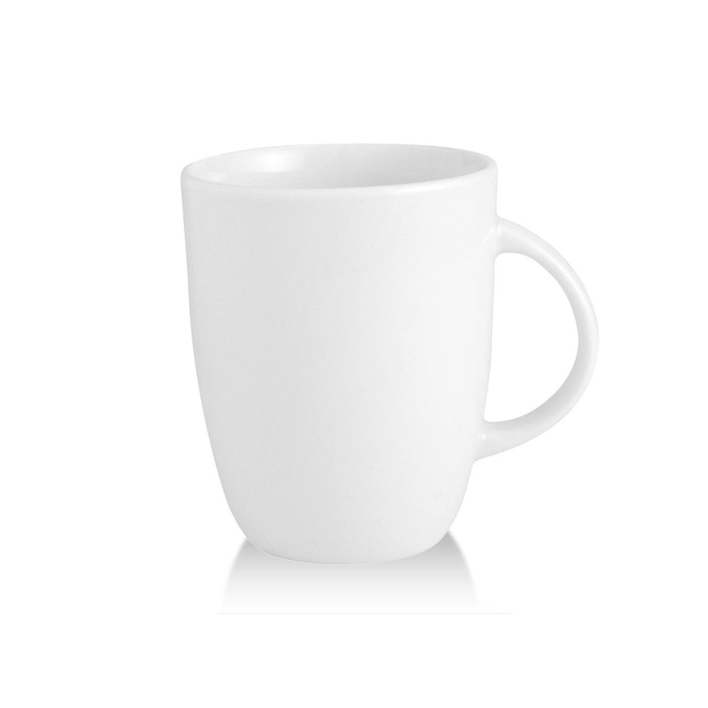 Delta-Coupe dia.31.75" h:3.75" 10 oz. Round White Porcelain Mug