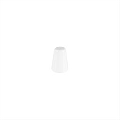 Delta-Coupe dia.2" h:2.75" Round White Porcelain Salt & Pepper Shaker Set