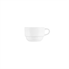Delta-Coupe dia.3.25" h:2.25" 7 oz. Round White Porcelain Cup