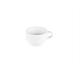 Delta-Coupe dia.3.25" h:2.25" 7 oz. Round White Porcelain Cup