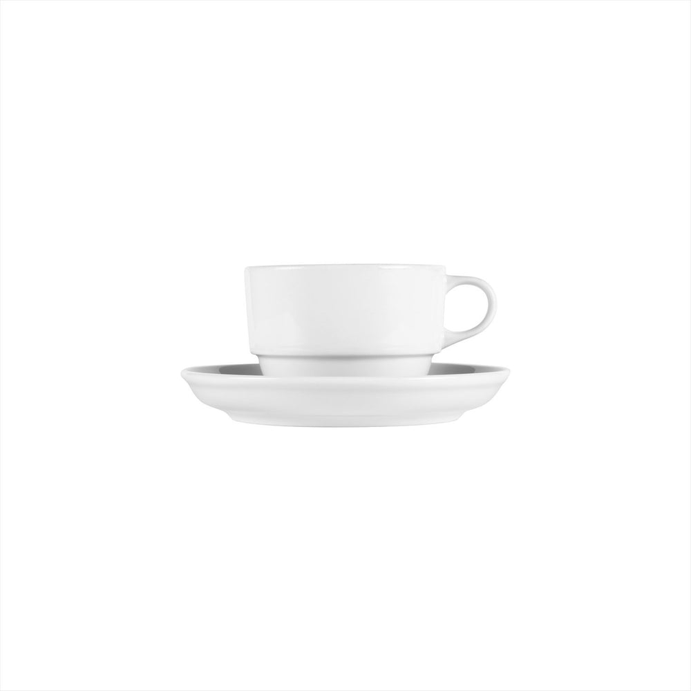 Delta-Coupe dia.3.25" h:2.25" 7 oz. Round White Porcelain Cup