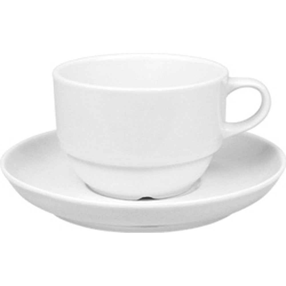 Delta-Coupe dia.2.5" h:1.75" 3 oz. Round White Porcelain Cup