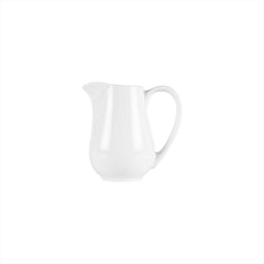 Delta-Coupe dia.5" h:4.75" 12 oz. Round White Porcelain Creamer