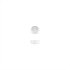 Delta-Coupe dia.2.25" h:1" 1 oz. Round White Porcelain Ramekin