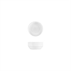 Delta-Coupe dia.4" h:1.75" 8 oz. Round White Porcelain Ramekin