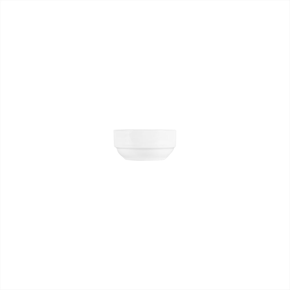 Delta-Coupe dia.4" h:1.75" 8 oz. Round White Porcelain Ramekin