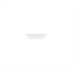 Delta-Coupe 5.5" x 4" x h:1.25" 6 oz. Rectangular White Porcelain Deep Plate