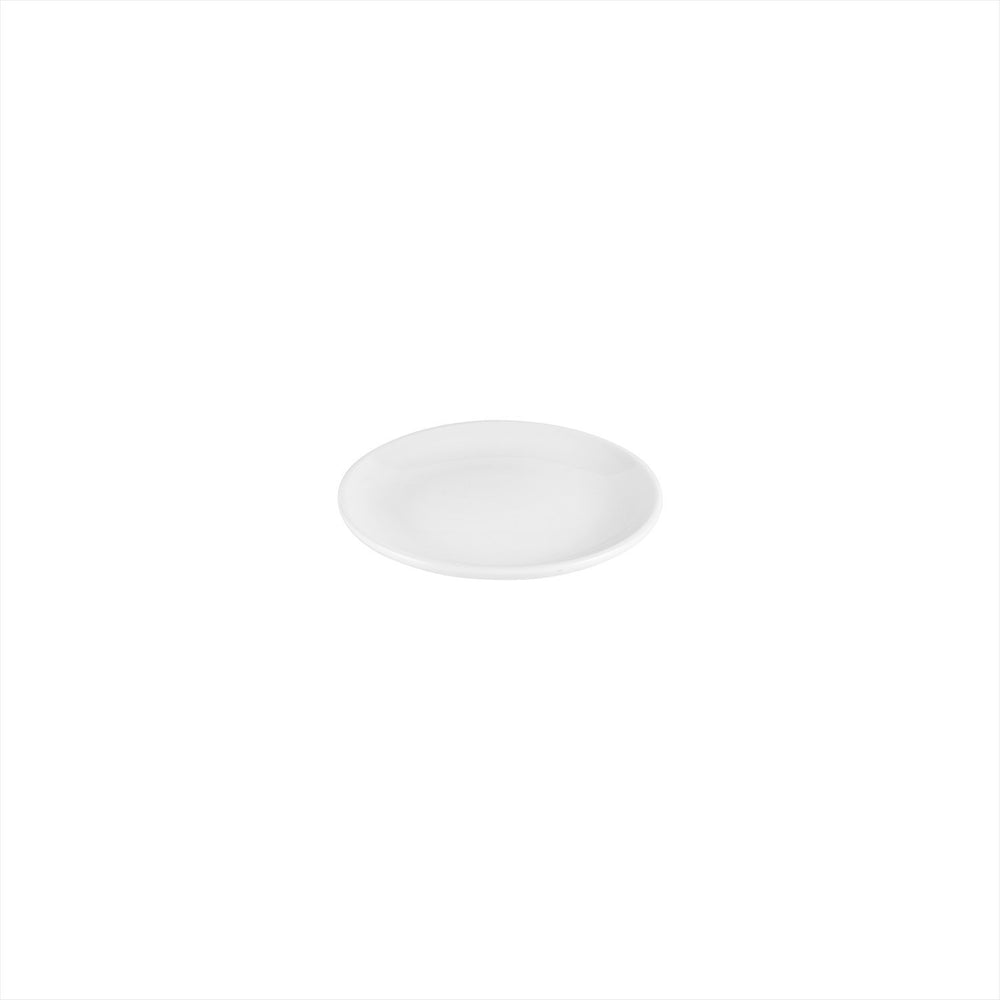 Delta-Coupe dia.6" Round White Porcelain Plate