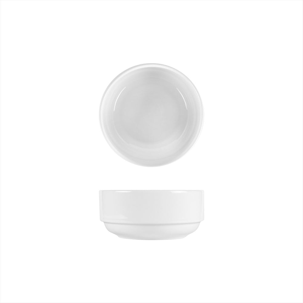Delta-Coupe dia.6" h:2.75" 33 oz. Round White Porcelain Ramekin
