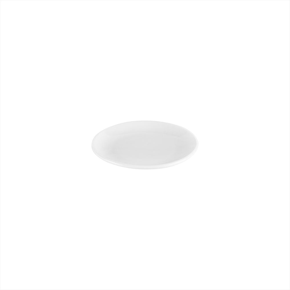 Delta-Coupe dia.6.5" Round White Porcelain Plate