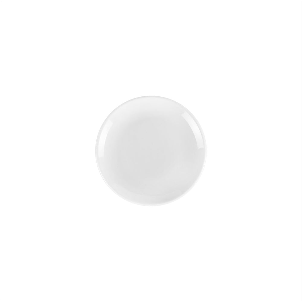 Delta-Coupe dia.6.5" Round White Porcelain Plate