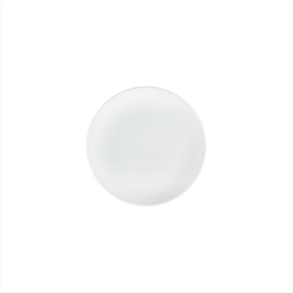 Delta-Coupe dia.7.5" Round White Porcelain Plate