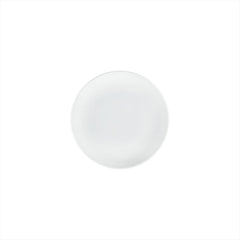 Delta-Coupe dia.7.5" Round White Porcelain Plate