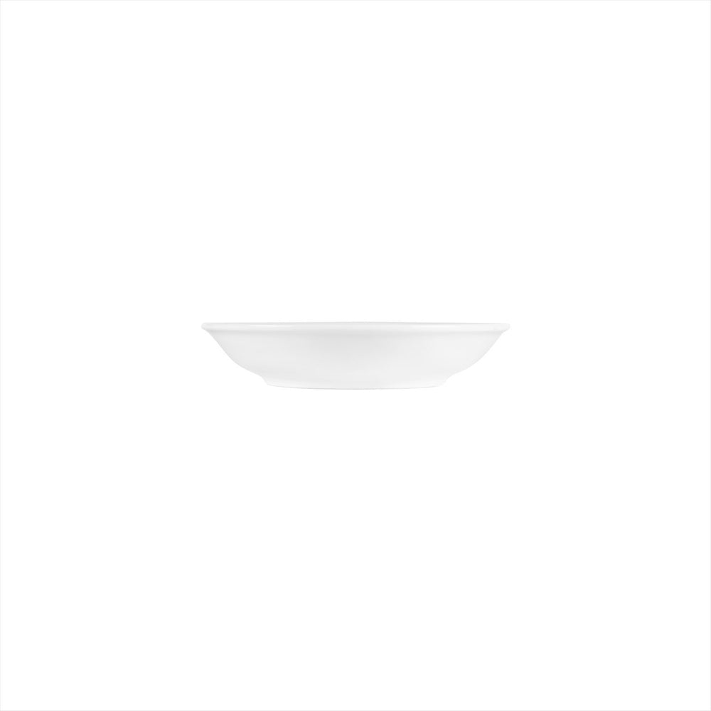 Delta-Coupe dia.8" h:1.5" 18 oz. Round White Porcelain Deep Plate