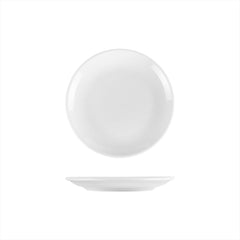 Delta-Coupe dia.8.25" Round White Porcelain Plate
