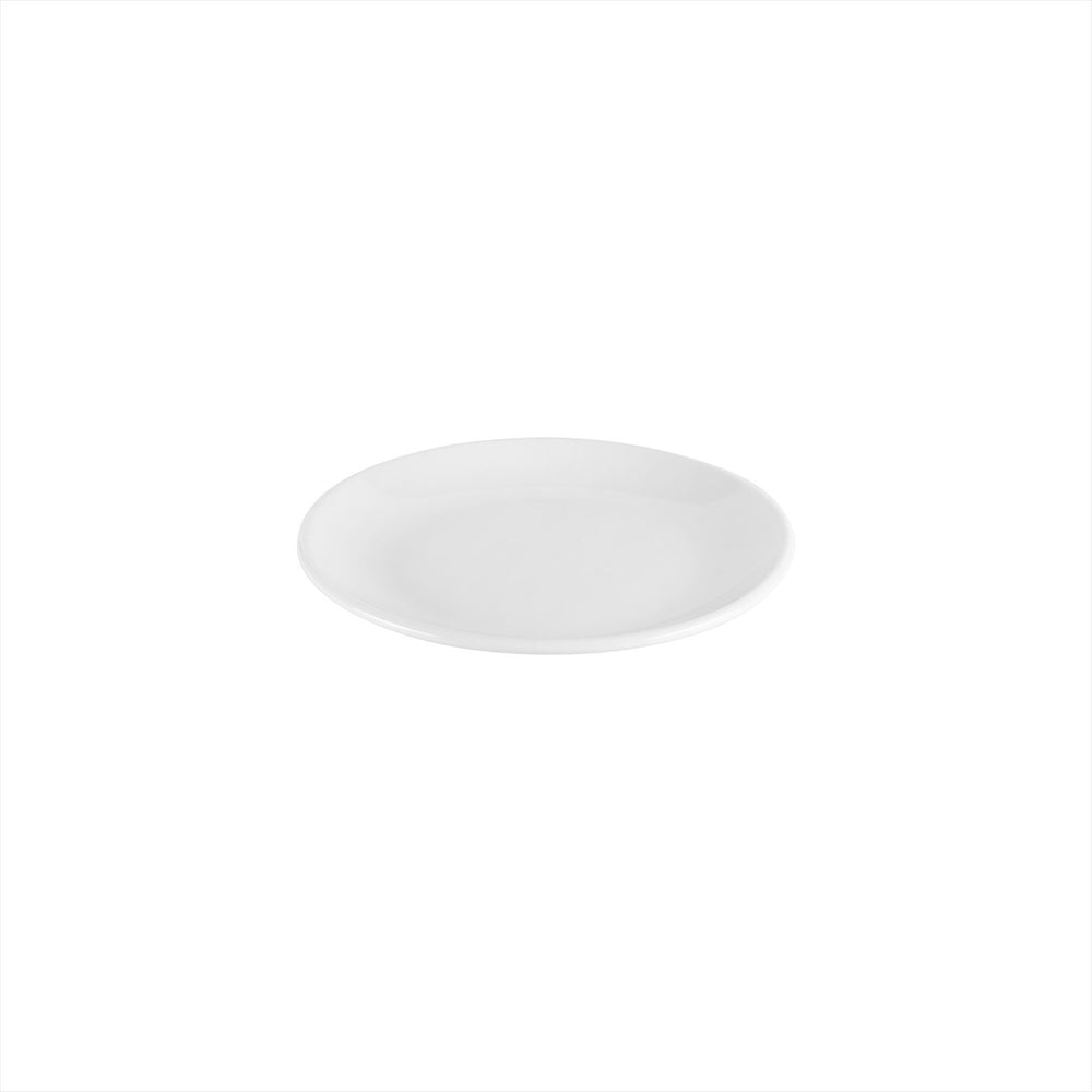 Delta-Coupe dia.8.25" Round White Porcelain Plate