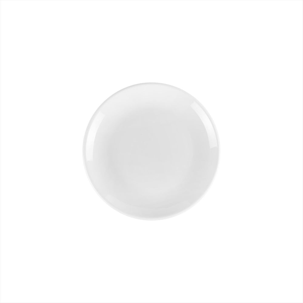Delta-Coupe dia.8.25" Round White Porcelain Plate