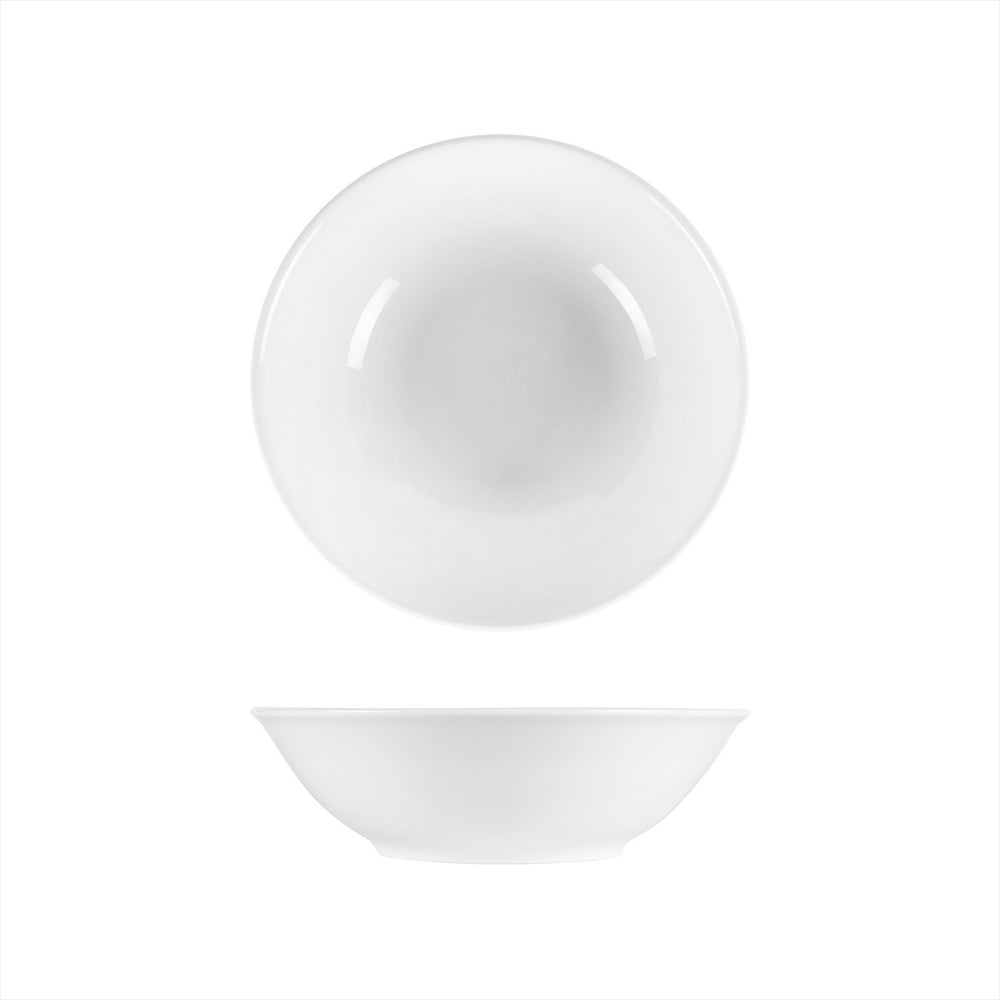 Delta-Coupe dia.9" h:2.75" 42 oz. Round White Porcelain Bowl
