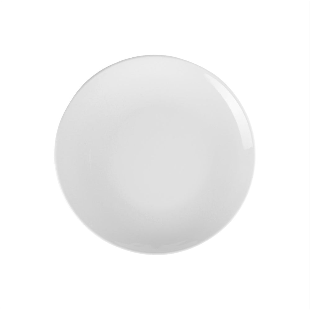 Delta-Coupe dia.11.75" Round White Porcelain Plate