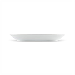 Delta-Coupe 13.5" x 7.5" x h:1.5" Oval White Porcelain Platter