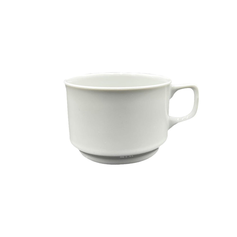 Delta dia.3.25" h:2.25" 8 oz. Round White Porcelain Cup