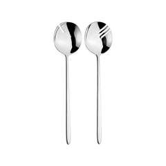 Alaska 9.25"  Silver Stainless Steel Salad Server 18/10