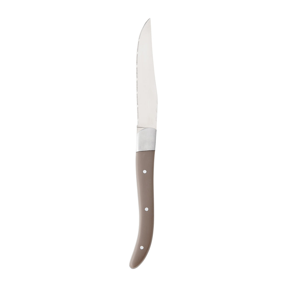 Flatware Accessories 9"  Beige Stainless Steel Steak Knife