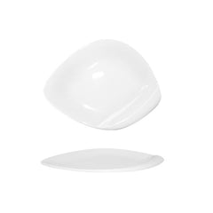 Hawaii 13" x 10" Oval White Porcelain Plate