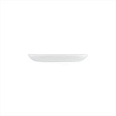 Delta-Coupe 9.25" x 6.25" x h:1" Oval White Porcelain Platter