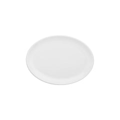 Delta-Coupe 6.5" x 4.25" x h:1.25" Oval White Porcelain Platter